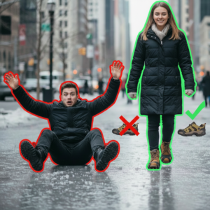 Alternative view of CEGRIP – Elastické mačky pre každú obuv proti pošmyknutiu a pádom