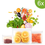 Nádoba so zatvorením na zips (6x)