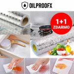 OILPROOFX® KUCHYNSKÁ FÓLIA ODOLNÁ VOČI MASTNOTE 1+1 ZDARMA