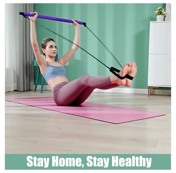 SHAPEZY® Ružová pilates tyč