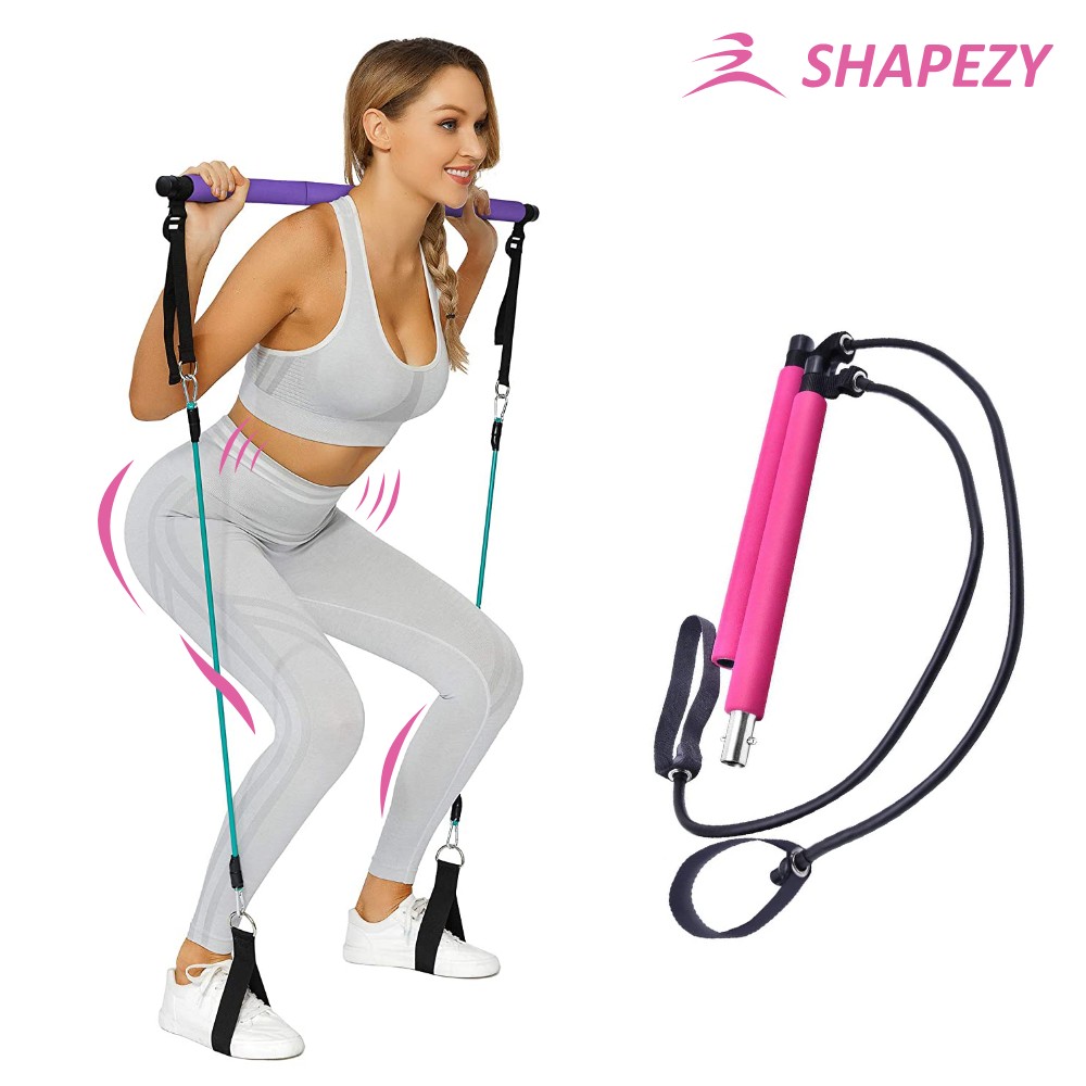 SHAPEZY® Ružová pilates tyč