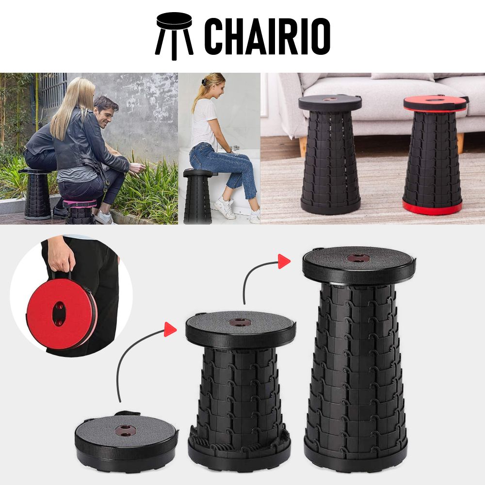 Skladacia teleskopická stolička - CHAIRIO®