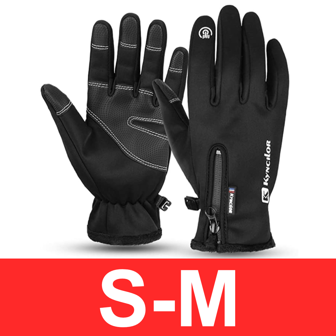 Zimné vodotesné rukavice na dotykové obrazovky