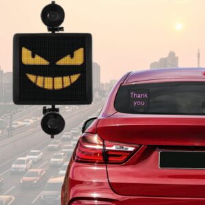 Bluetooth LED displej na zadné okno vozidla