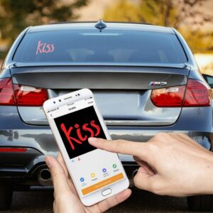 Alternative view of Bluetooth LED displej na zadné okno vozidla