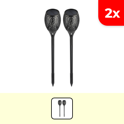 2x Solárne LED svietidlo