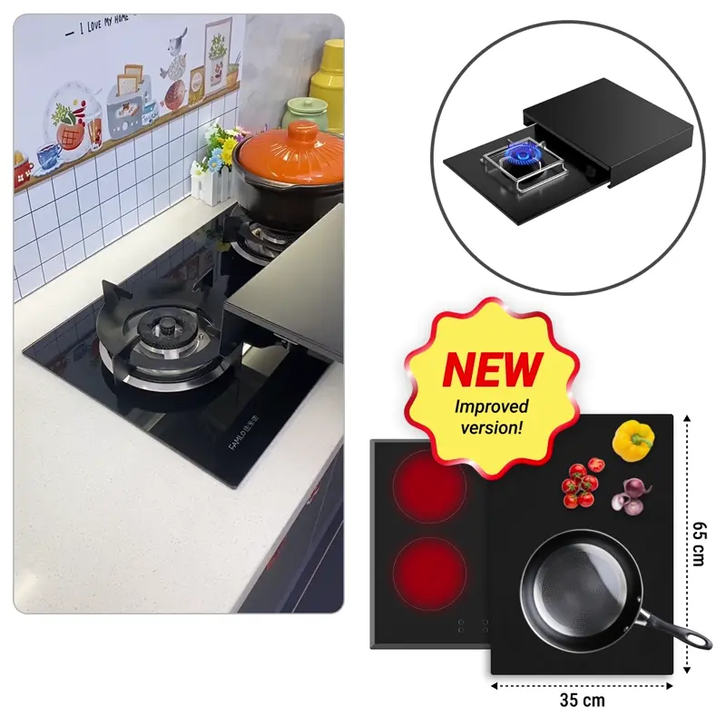 KRYT NA PLYNOVÝ SPORÁK SHELFYSTOVE™ (65 x 35 x 7 cm)