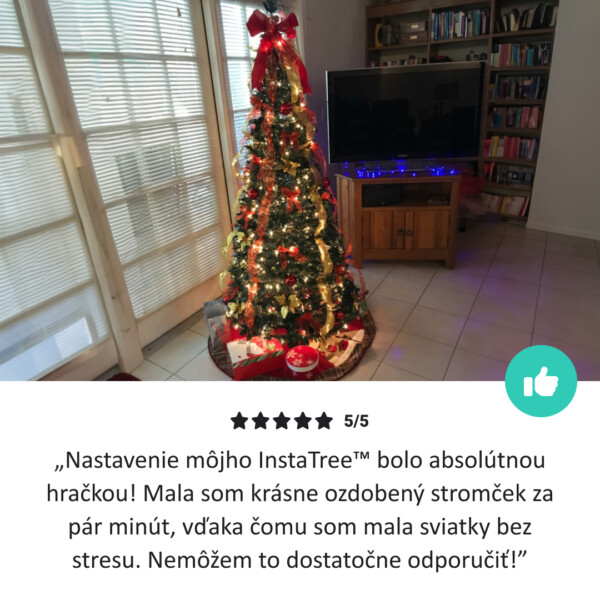 Vyskakovací vianočný stromček InstaTree™ (180cm x 65cm) – Obrázok 7