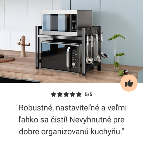 MicroRack™ Rozšíriteľná polica pre mikrovlnnú rúru - Image 8