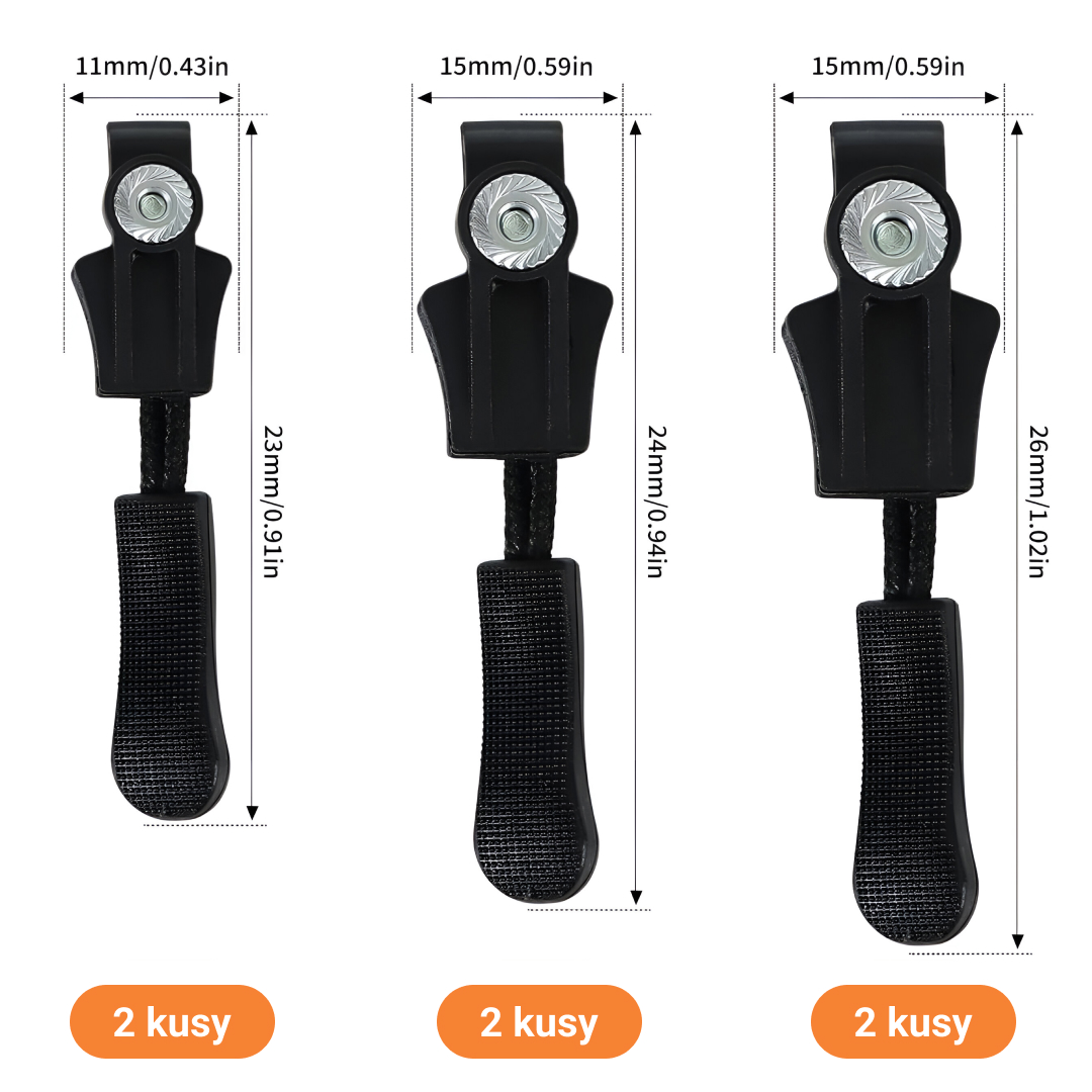 ZIPPO-V2™ SADA NA OPRAVU ZIPSOV – 6 KS – Obrázok 6