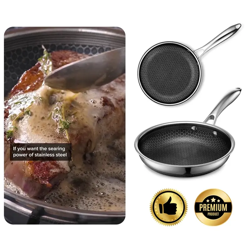 WokMaster™ - Hybridná nepriľnavá panvica