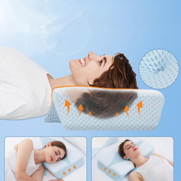 ErgoDream™ - Ergonomický Vankúš z Pamäťovej Peny - Image 3