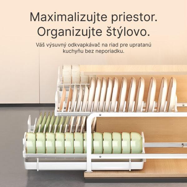 SlideDry™ – Výsuvný posuvný odkvapkávač na riad - Image 2