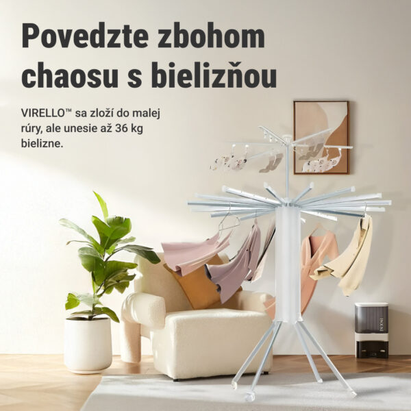 VIRELLO™ - Skladací sušiak na bielizeň Chobotnica - Image 2