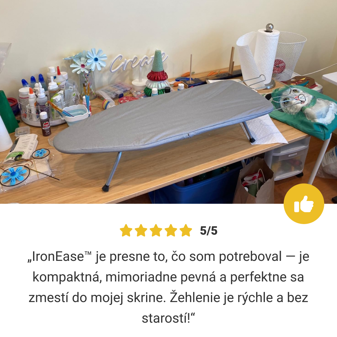 IronEase™ - Skladacia žehliaca doska – Obrázok 7