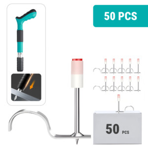 Klince pre RIVETSLAMMER™ – 50 ks z legovanej ocele, ručné okrúhle s rúrkovými svorkami