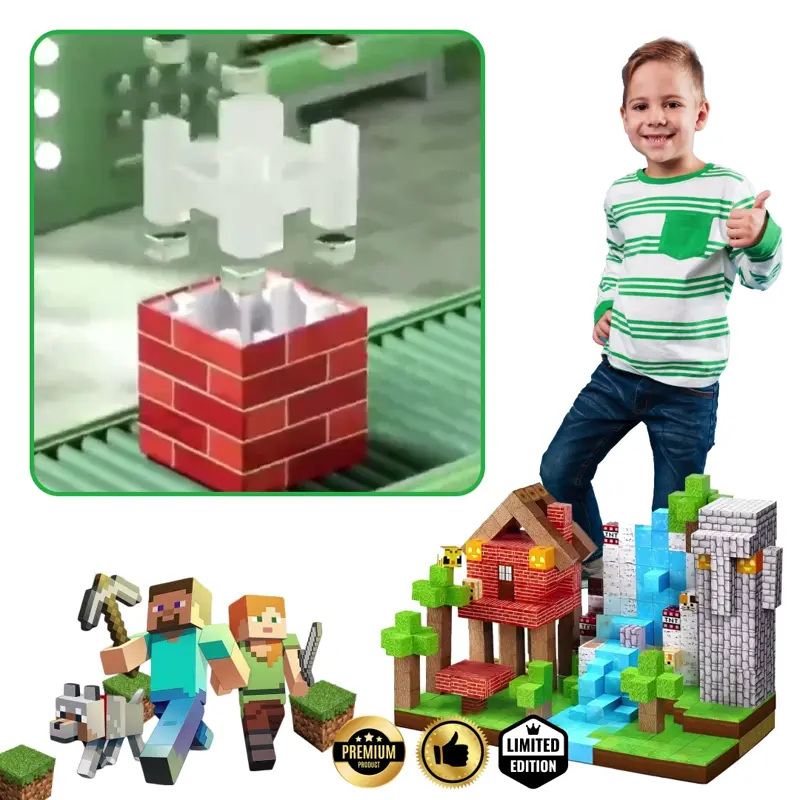 BuildEase™ - Magnetické Stavebné Bloky