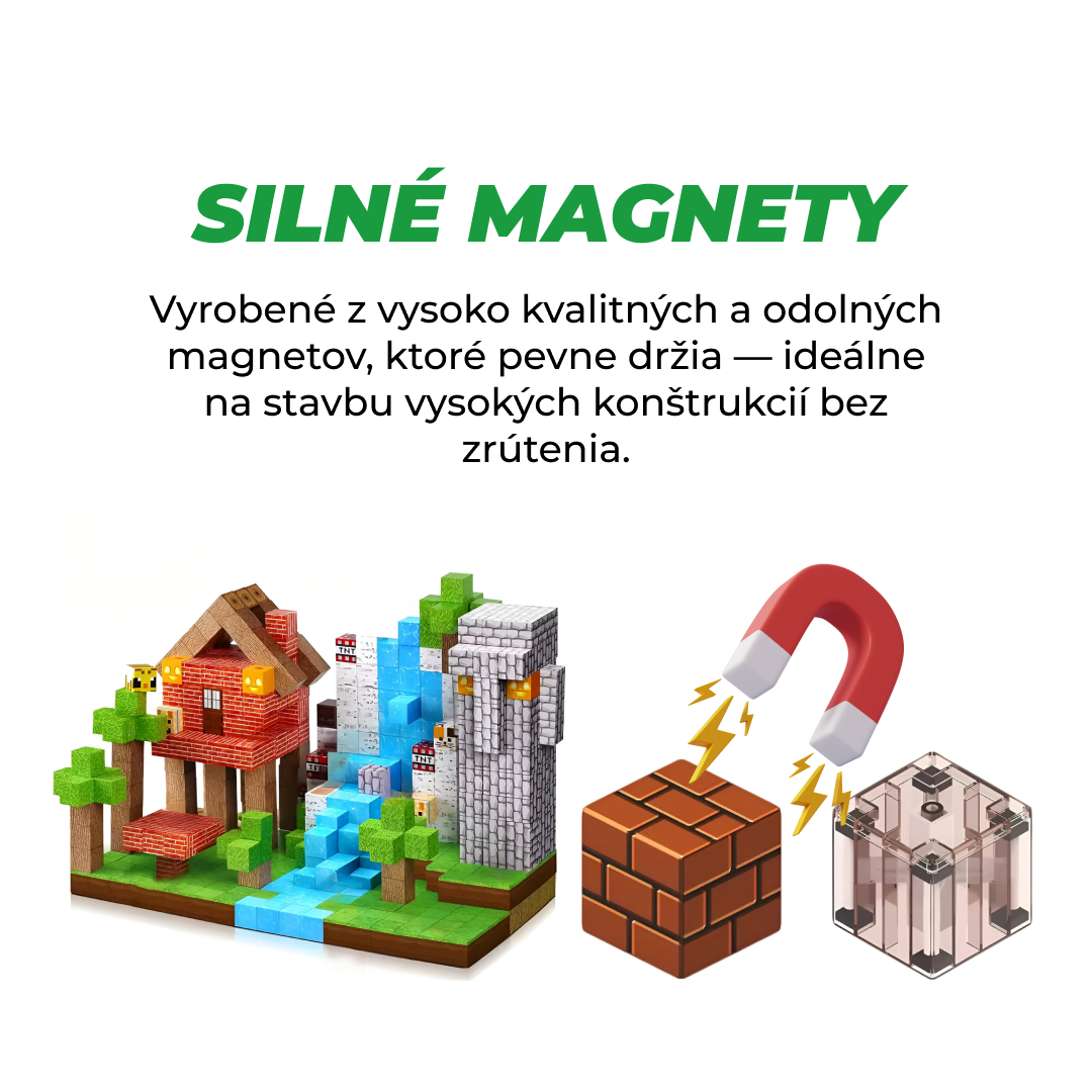 BuildEase™ - Magnetické Stavebné Bloky – Obrázok 2